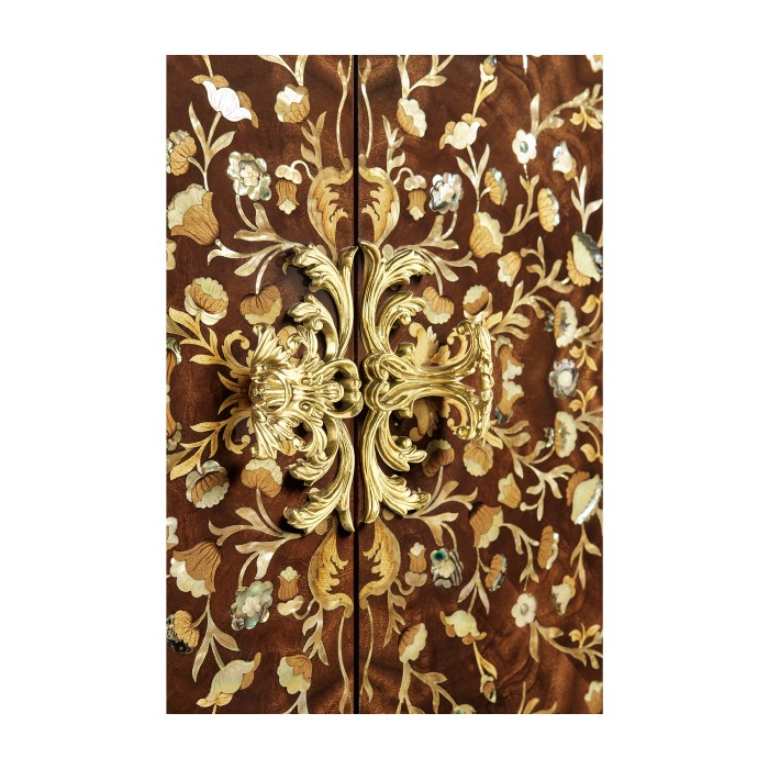 Mahogany & Mother of Pearl Drinks Cabinet
