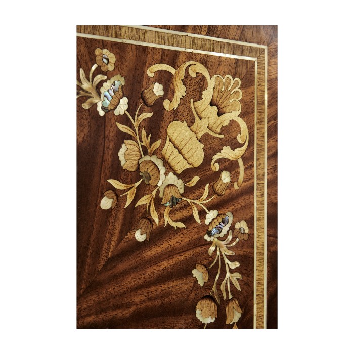 Mahogany & Mother of Pearl Drinks Cabinet