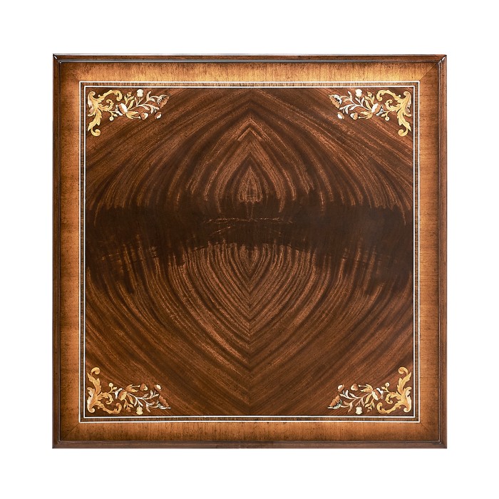Square Mahogany Side Table