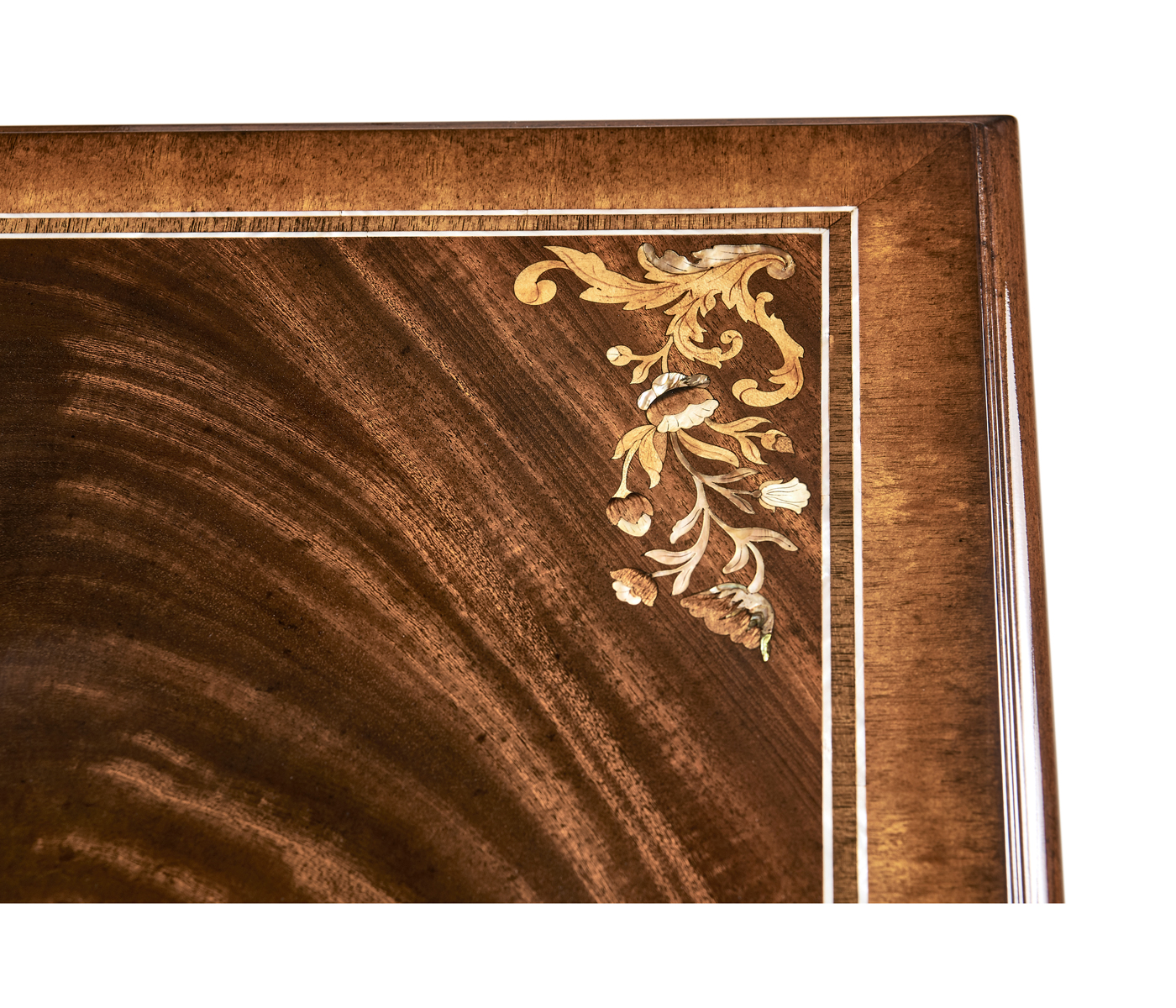 Square Mahogany Side Table