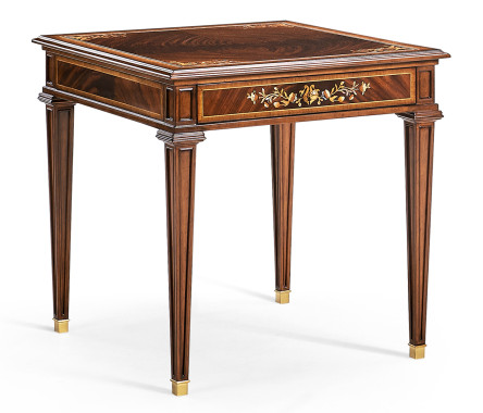 Square Mahogany Side Table