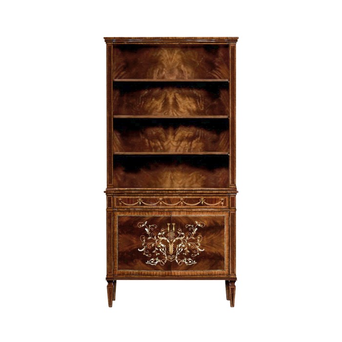 Tall Mahogany Bookcase