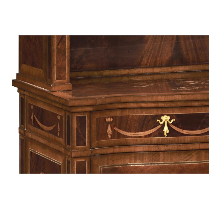 Tall Mahogany Bookcase