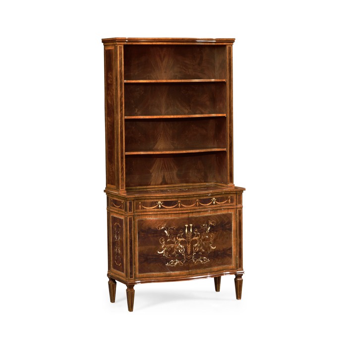 Tall Mahogany Bookcase