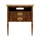 Swirl Mahogany & Mother of Pearl Nightstand