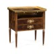 Swirl Mahogany & Mother of Pearl Nightstand