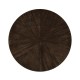 Round Black Eucalyptus Side Table