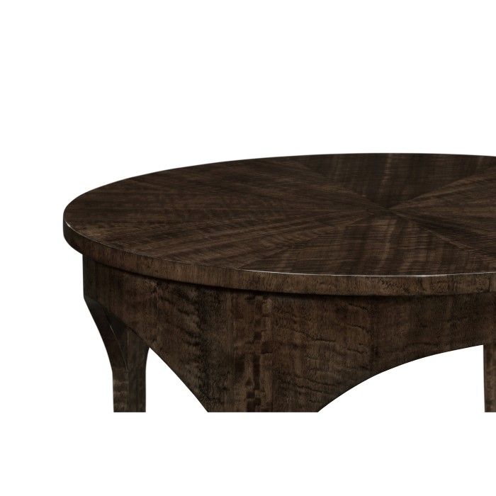 Round Black Eucalyptus Side Table