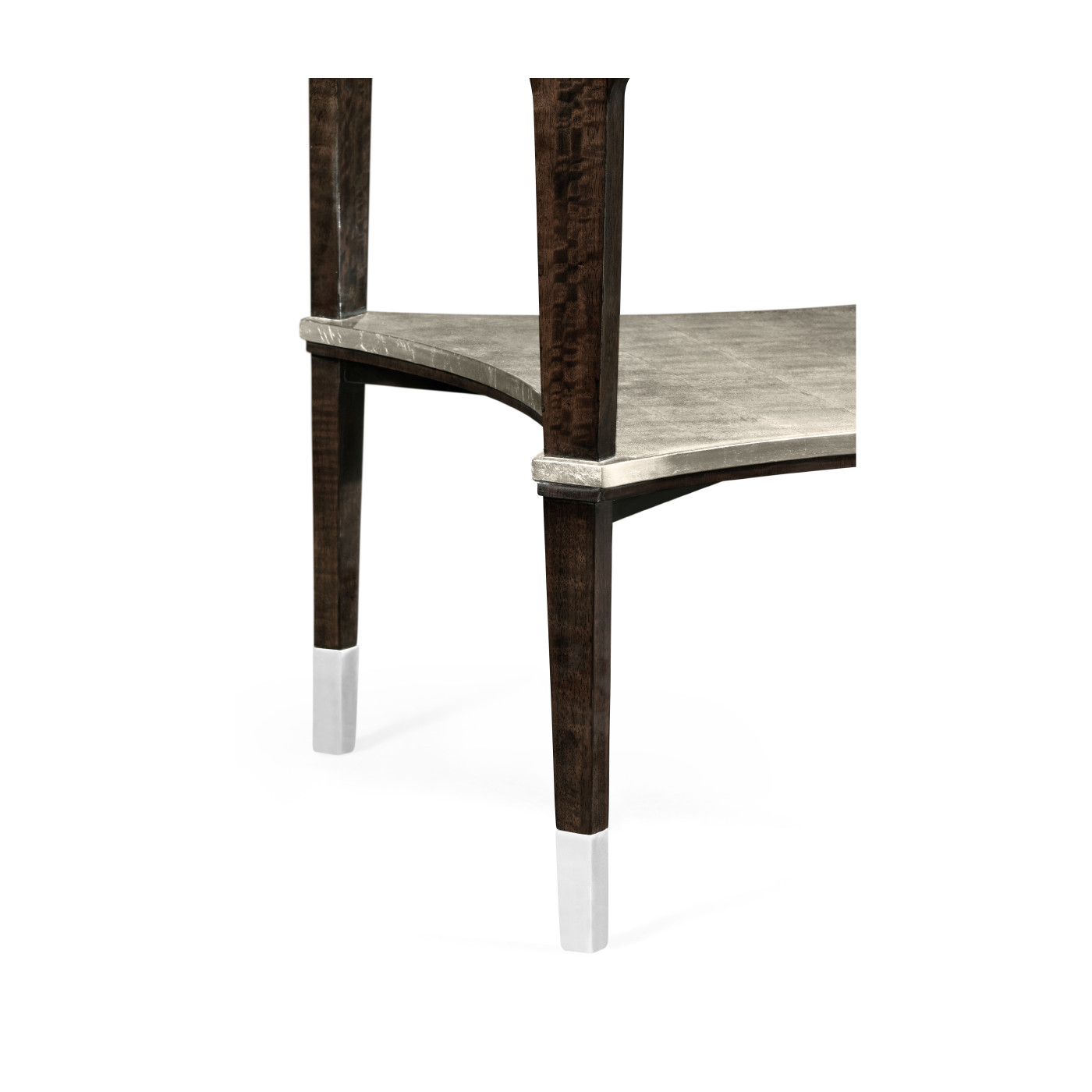 Round Black Eucalyptus Side Table