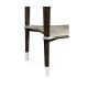 Round Black Eucalyptus Side Table