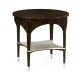 Round Black Eucalyptus Side Table