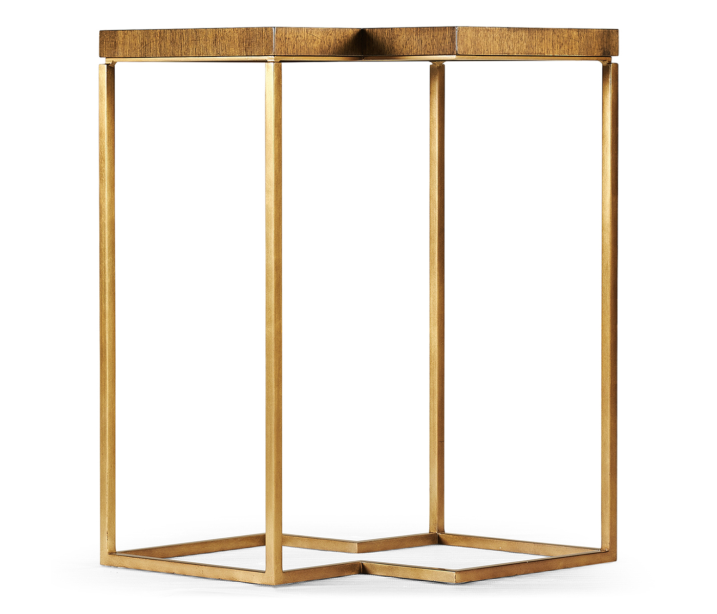 Double Diamond Bookmatched Walnut Side Table