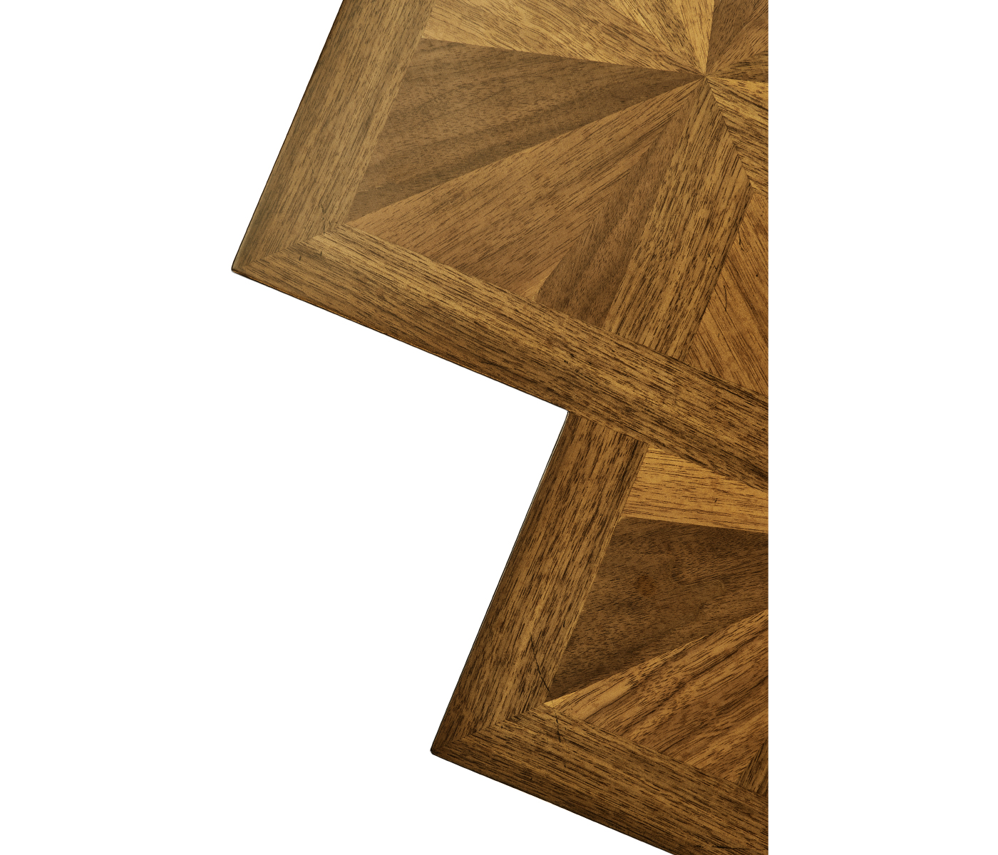 Double Diamond Bookmatched Walnut Side Table