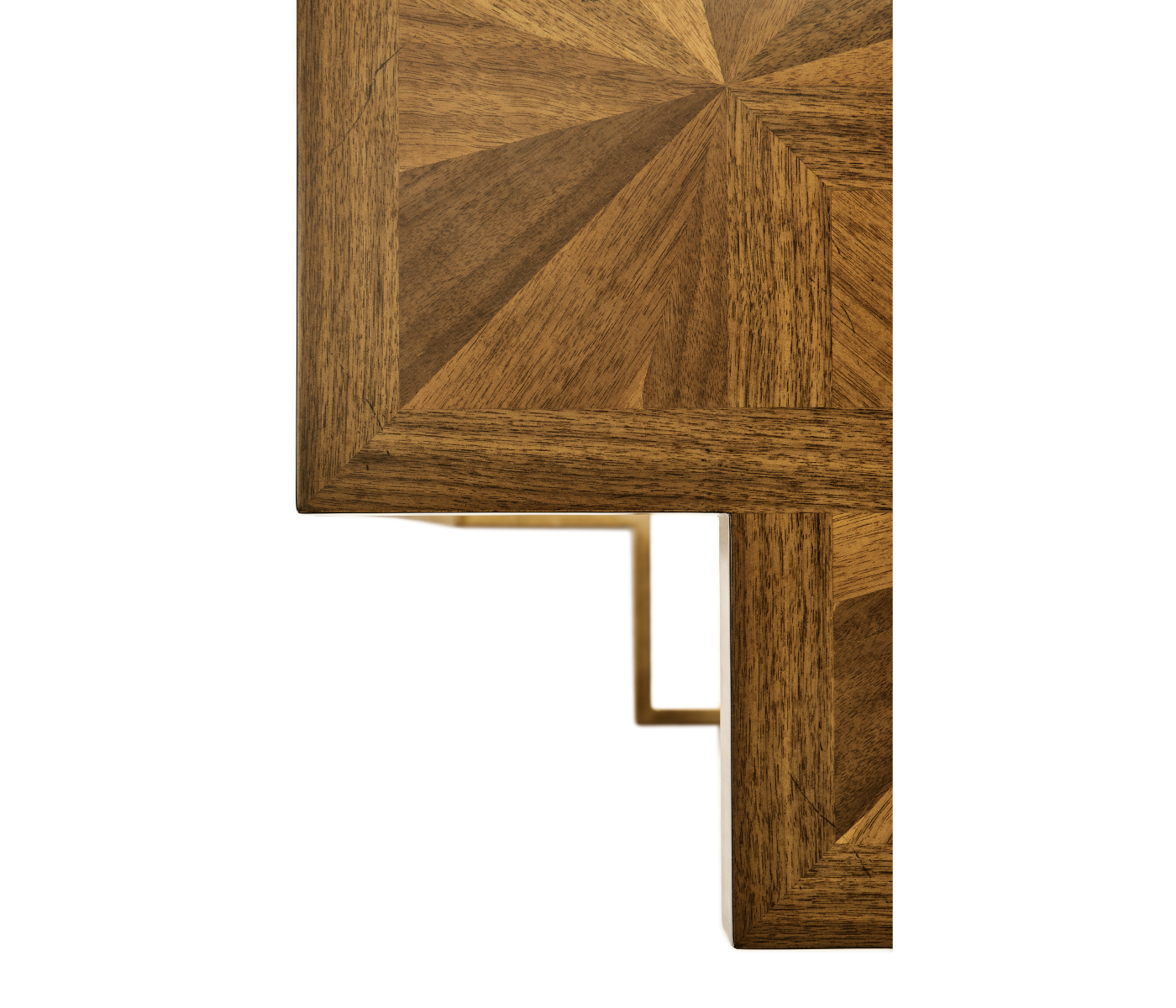 Double Diamond Bookmatched Walnut Side Table