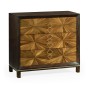 Bookmatched Walnut Chest of Drawers