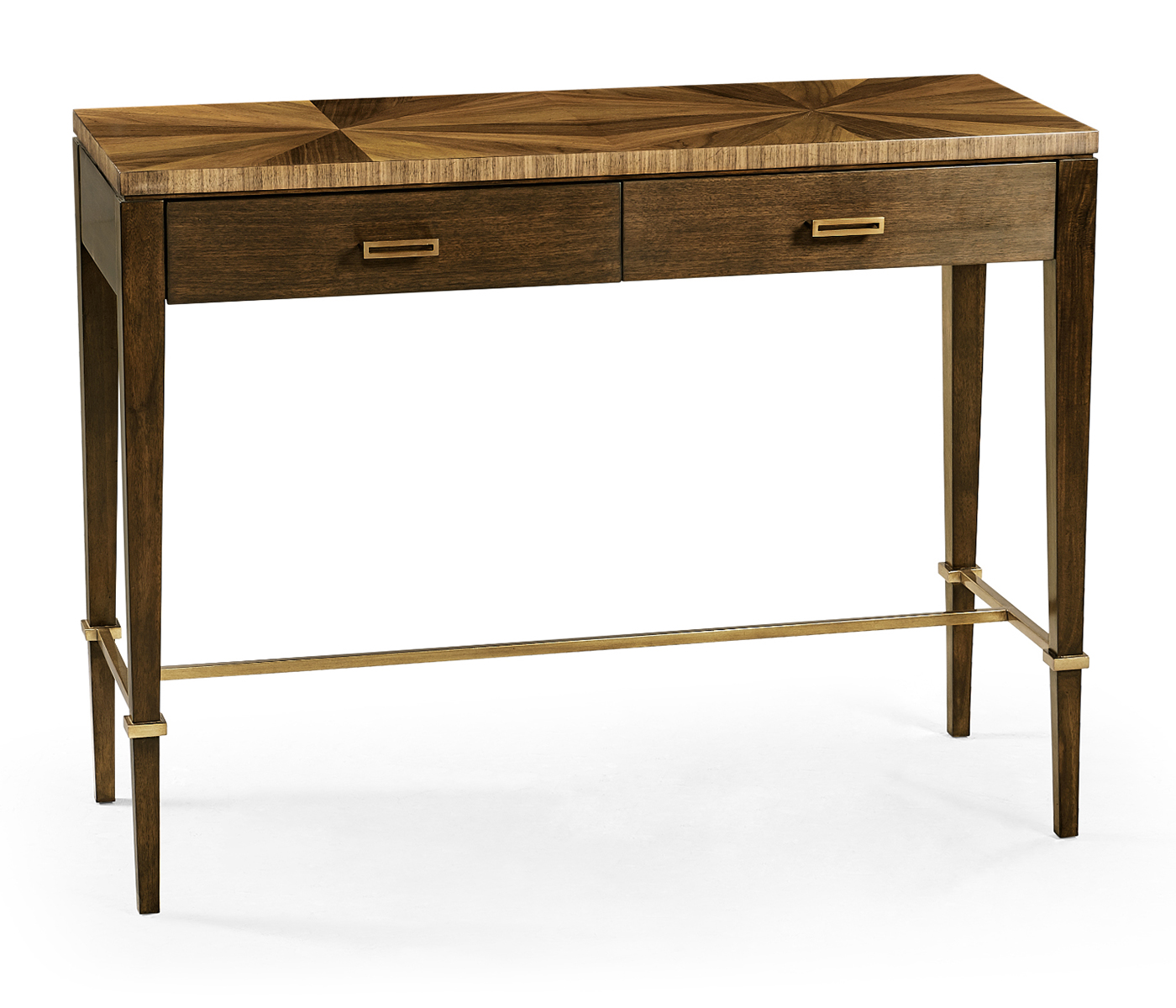 Bookmatched Walnut Console Table