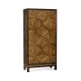 Bookmatched Walnut Storage Cabinet
