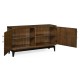 Textured Chestnut Storage Cabinet