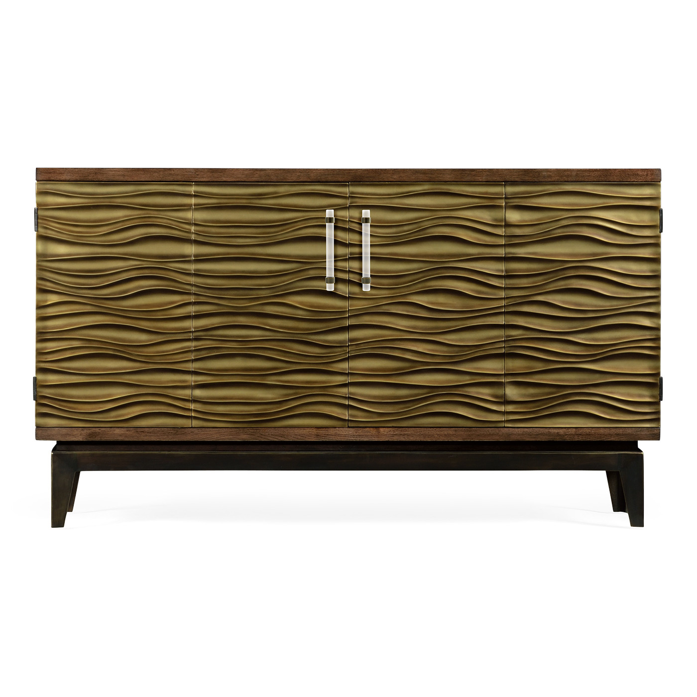 Textured Chestnut Storage Cabinet