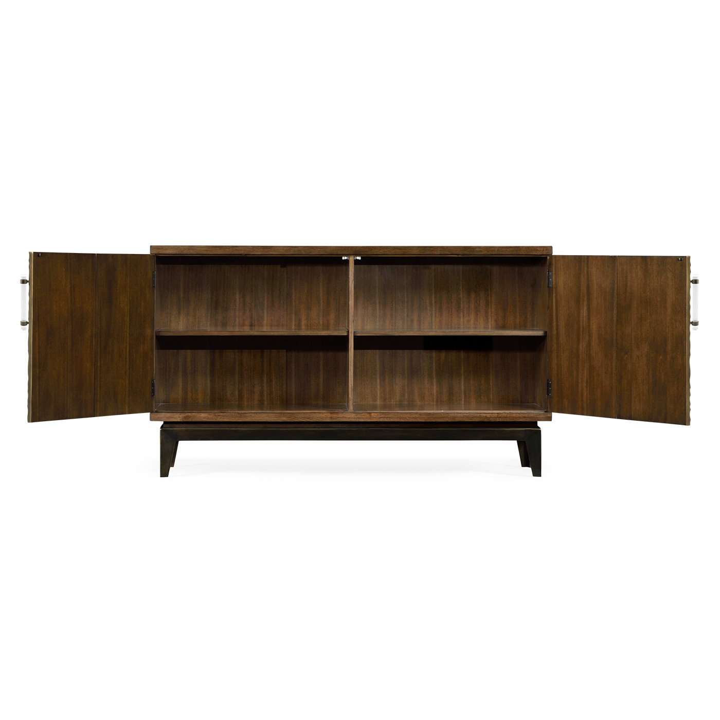 Textured Chestnut Storage Cabinet