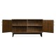 Textured Chestnut Storage Cabinet
