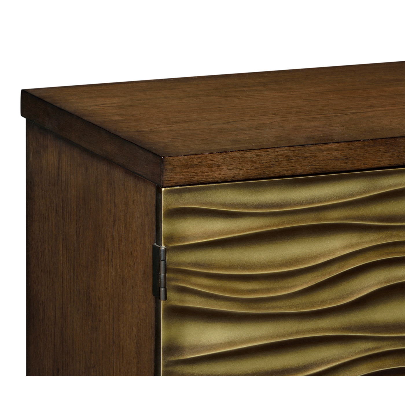 Textured Chestnut Storage Cabinet