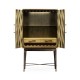 Textured Chestnut Drinks Cabinet