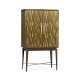 Textured Chestnut Drinks Cabinet