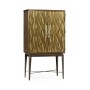 Textured Chestnut Drinks Cabinet
