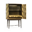 Textured Chestnut Drinks Cabinet