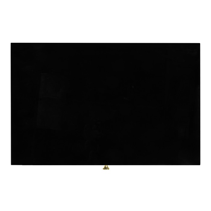 Rippled Black Lacquer Chest of Drawers