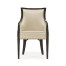 Smoked Grey Eucalyptus Dining Arm Chair