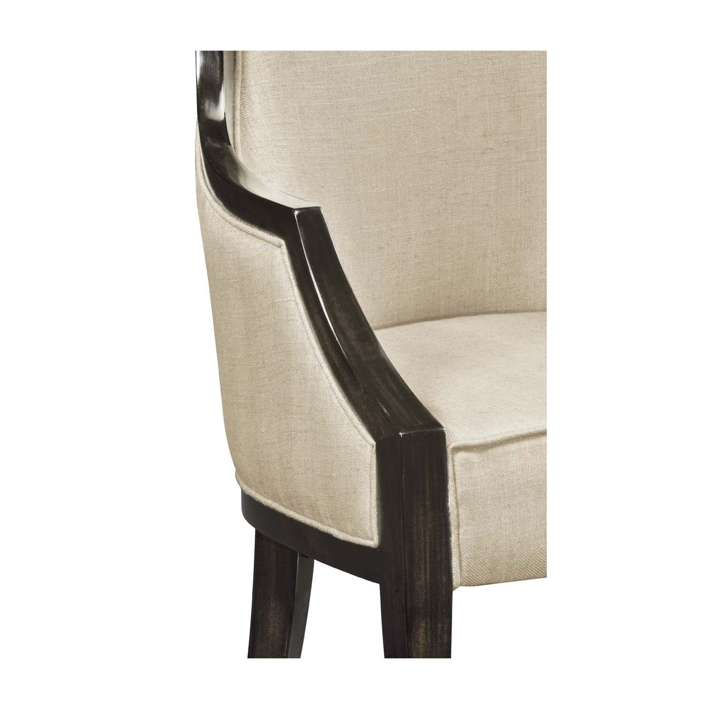 Smoked Grey Eucalyptus Dining Arm Chair