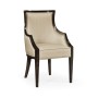 Smoked Grey Eucalyptus Dining Arm Chair