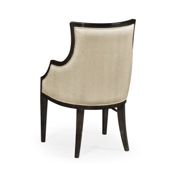 Smoked Grey Eucalyptus Dining Arm Chair