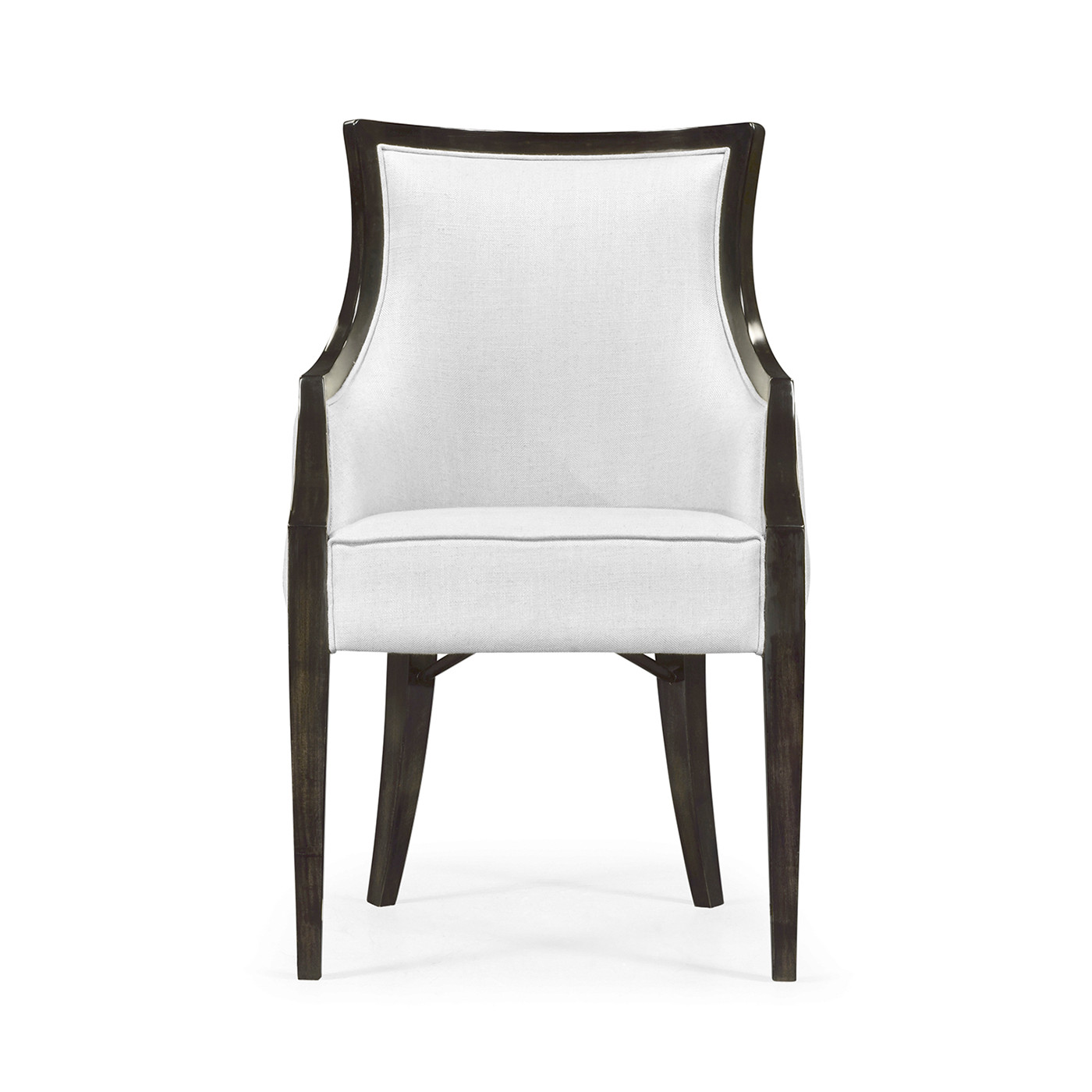 Smoked Grey Eucalyptus Dining Arm Chair