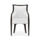 Smoked Grey Eucalyptus Dining Arm Chair