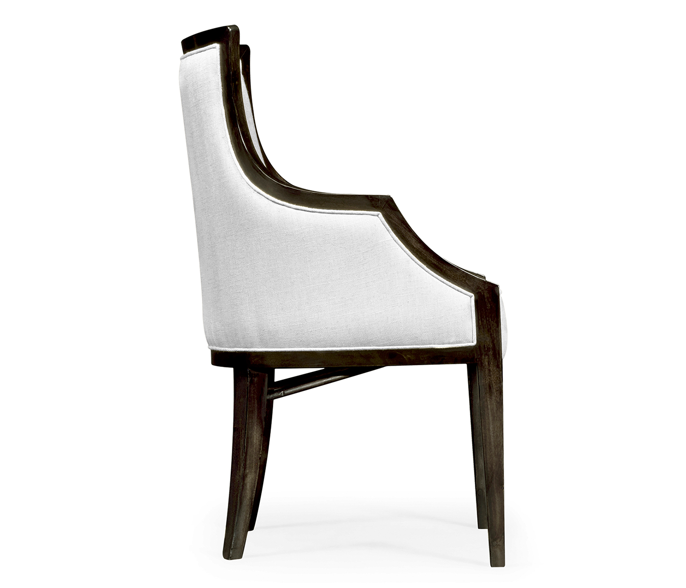 Smoked Grey Eucalyptus Dining Arm Chair