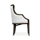 Smoked Grey Eucalyptus Dining Arm Chair