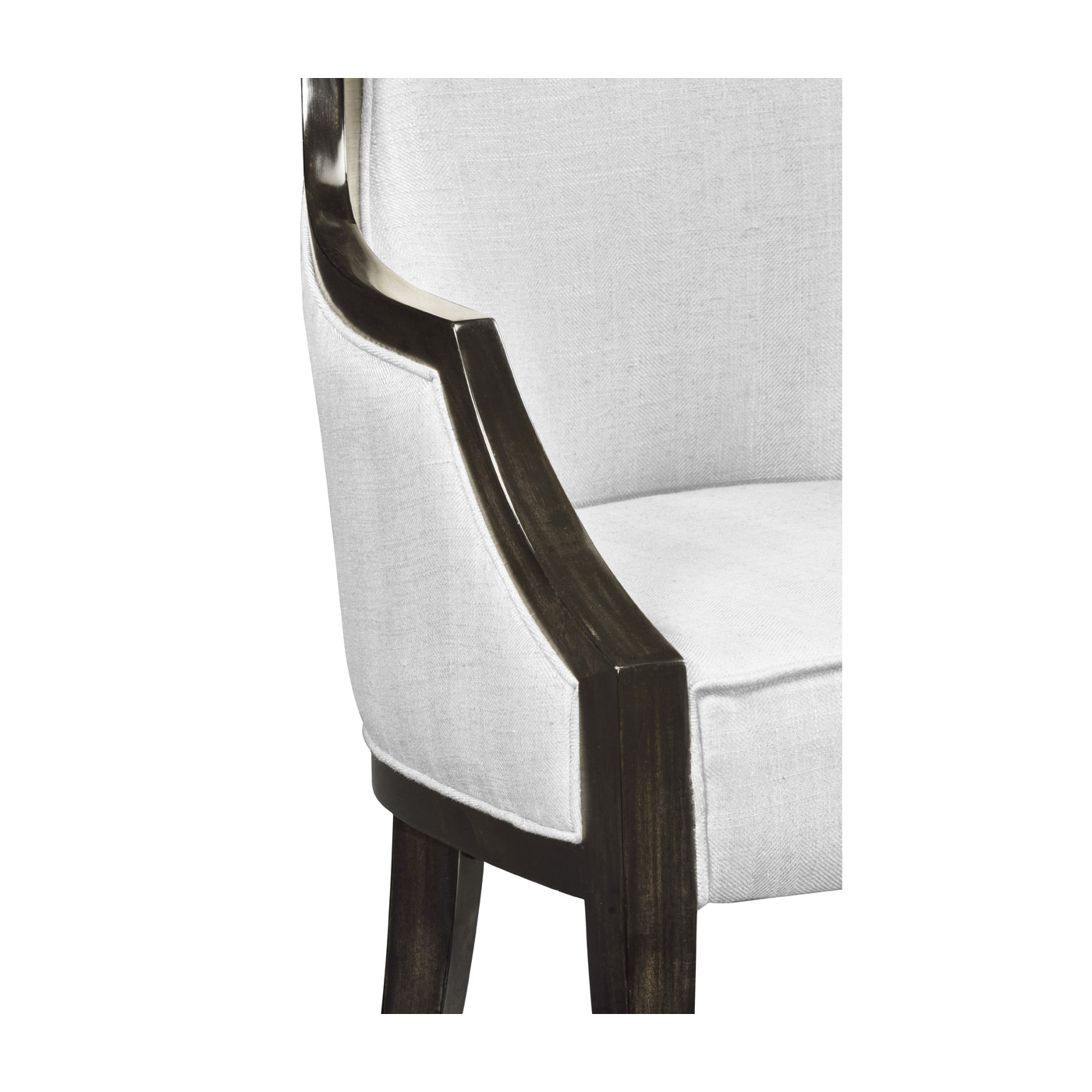 Smoked Grey Eucalyptus Dining Arm Chair