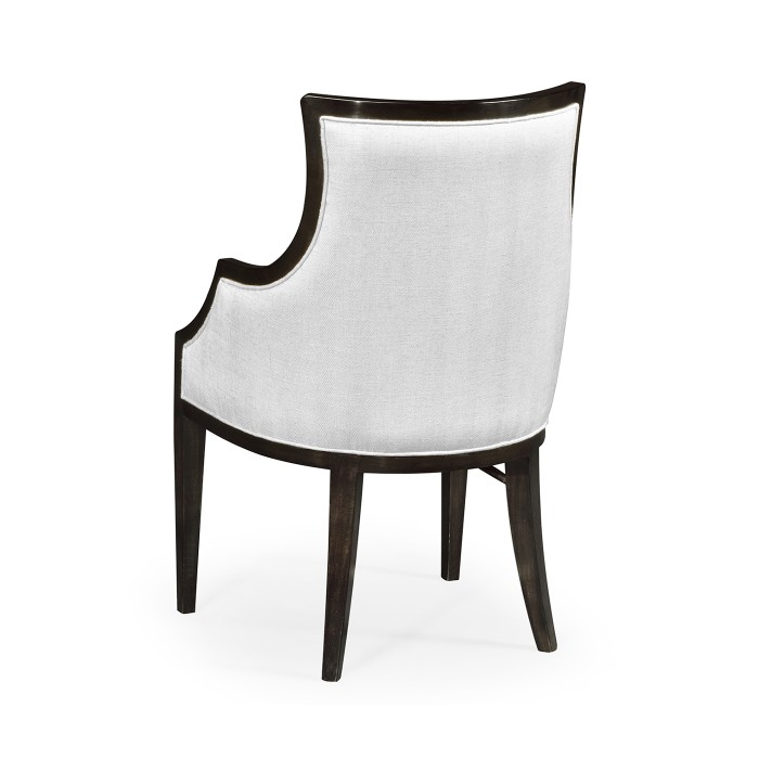 Smoked Grey Eucalyptus Dining Arm Chair