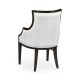 Smoked Grey Eucalyptus Dining Arm Chair