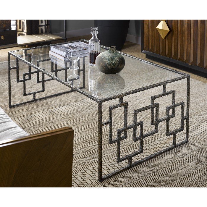 Brass & Glass Coffee Table