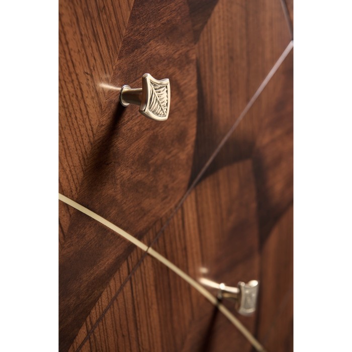 Feather Inlay Chest of Drawers