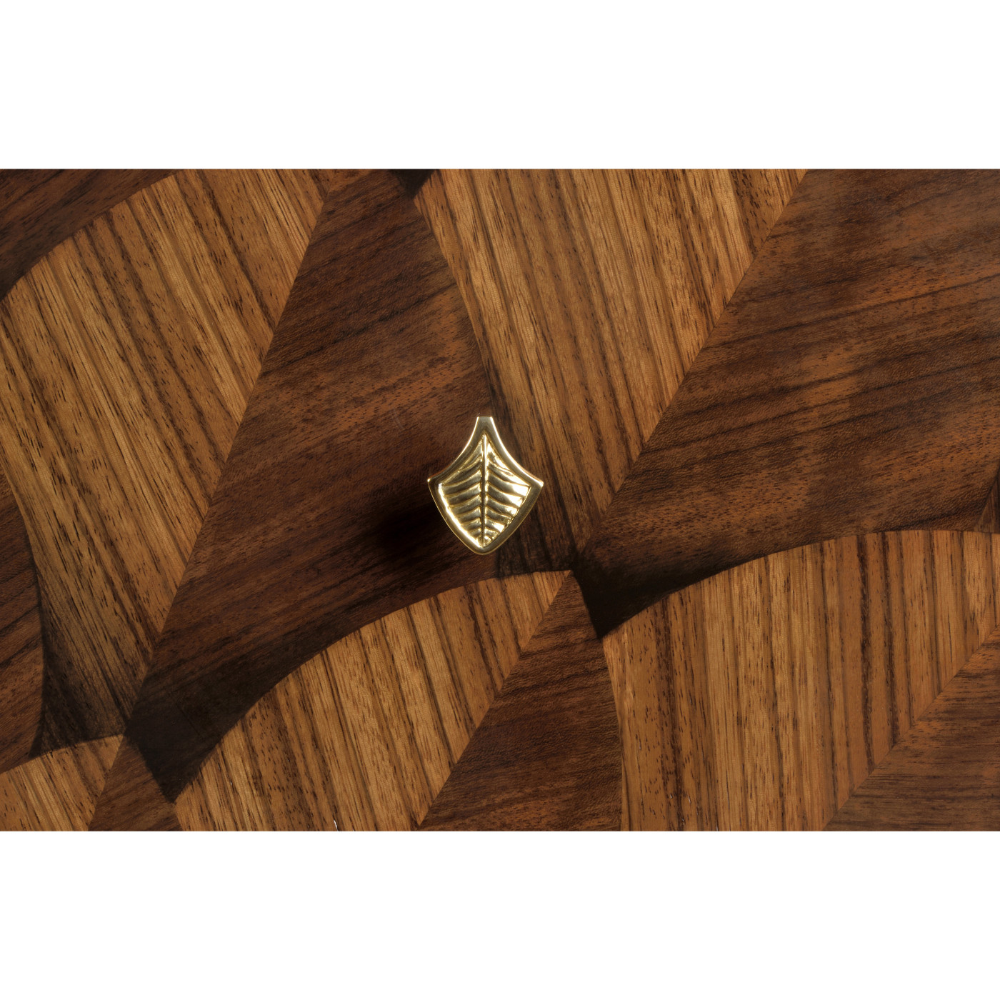 Feather Inlay Chest of Drawers