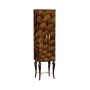 Feather Inlay Drinks Cabinet