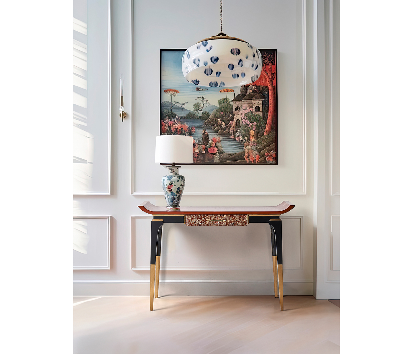 Black Emperor Console Table