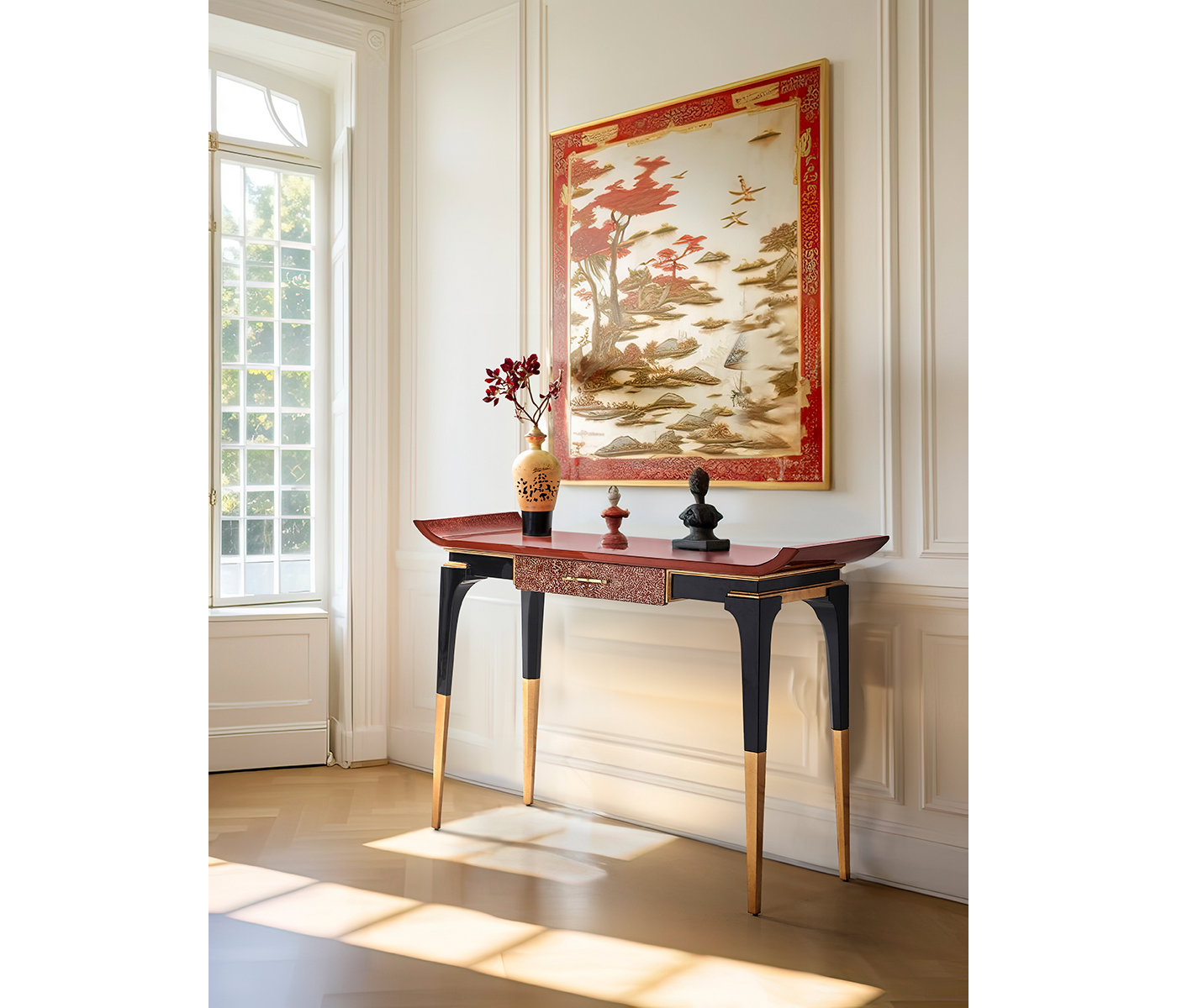 Black Emperor Console Table