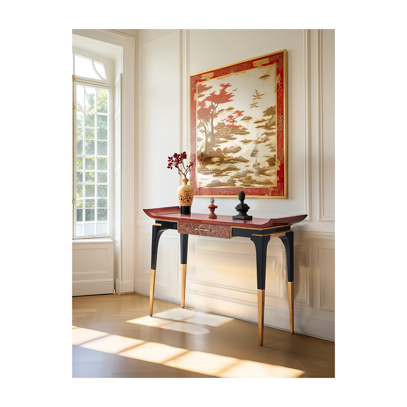 Black Emperor Console Table