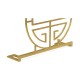 Gilded Oriental Medallion White Console Table 